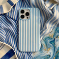 Blue Candy Stripe Soft Cover case