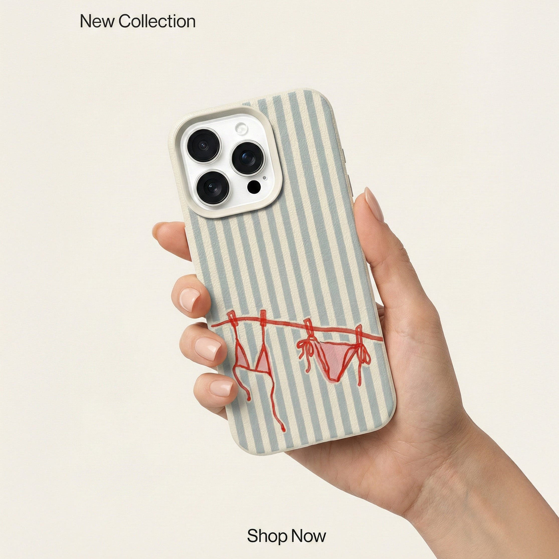 Striped Bikini Pattern Phone Case