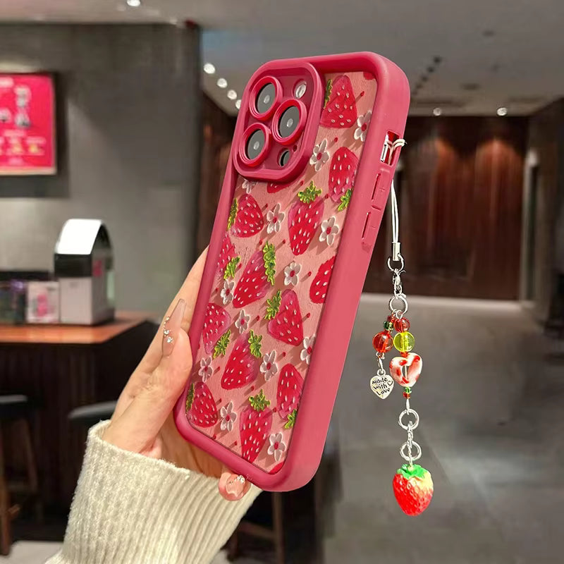 Strawberry Charm iPhone Case