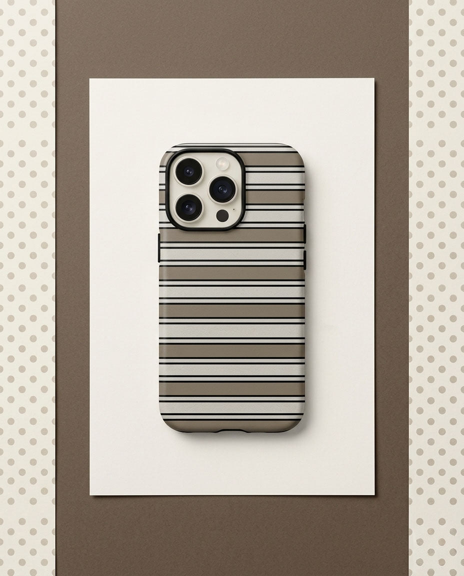 Retro Stripes iPhone Case Tough MagSafe