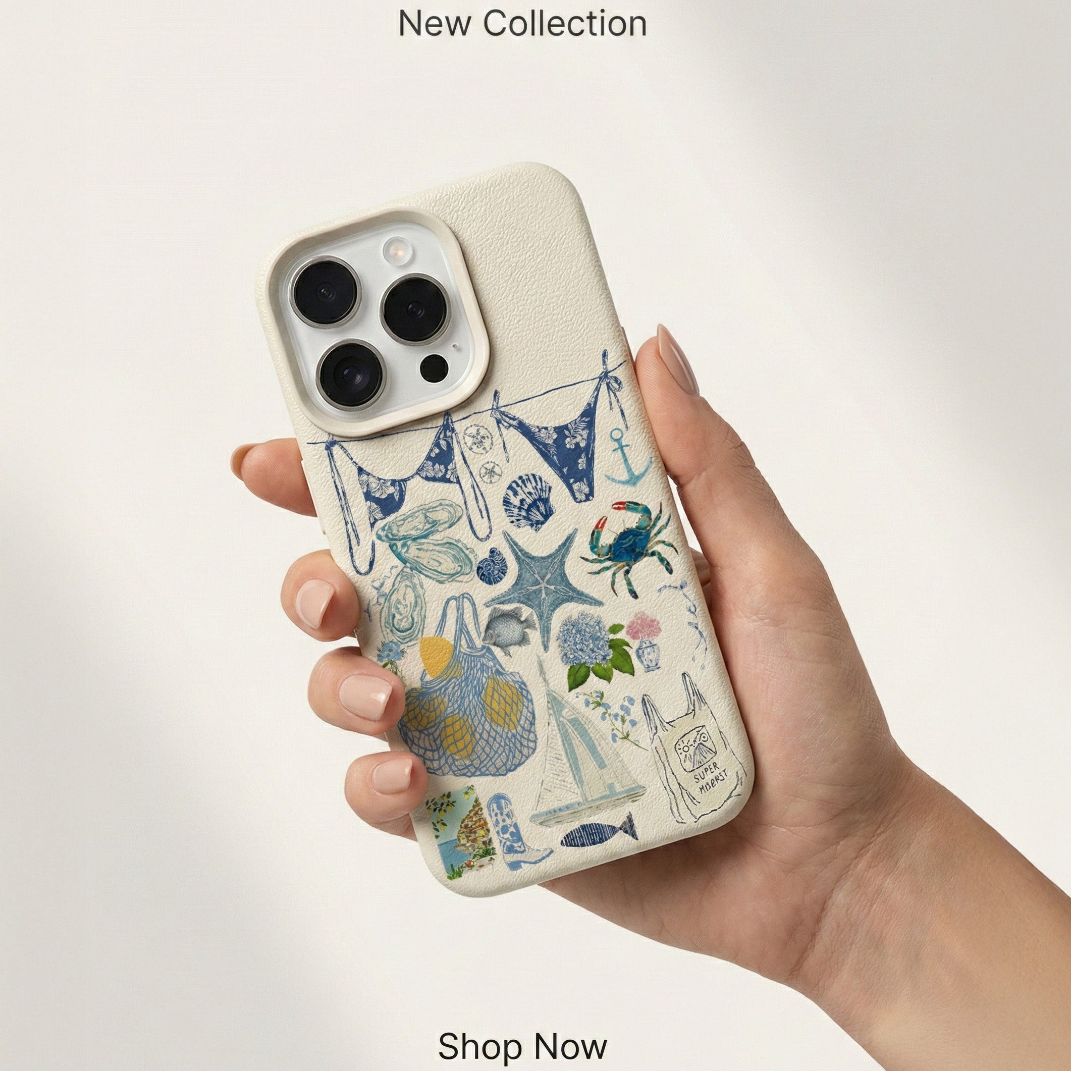 Summer Bikini Lemon Flower Ocean Pattern Phone Case