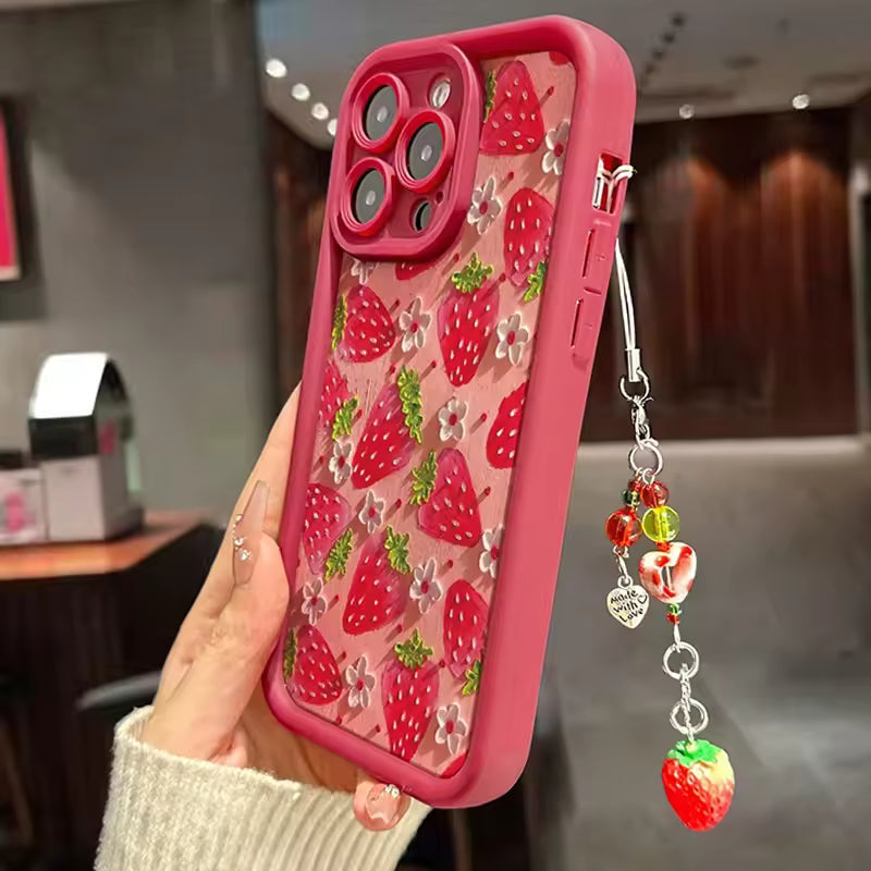 Strawberry Charm iPhone Case