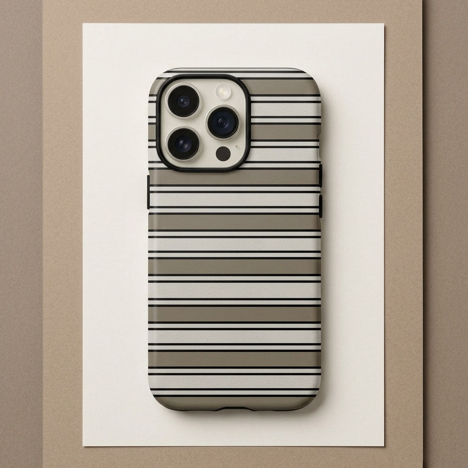 Retro Stripes iPhone Case Tough MagSafe