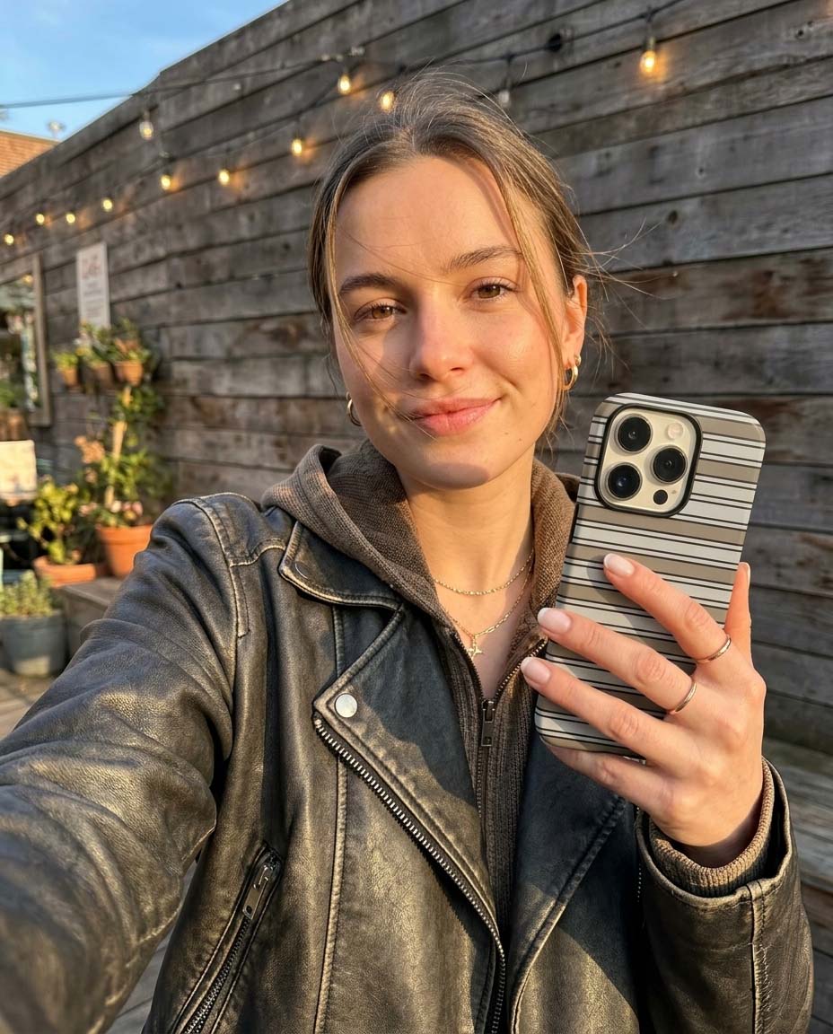 Retro Stripes iPhone Case Tough MagSafe