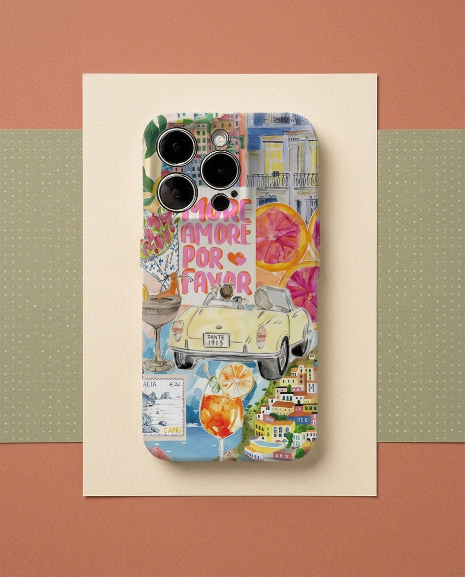 Amore in Italia iPhone Case — Double-Layer Tough Magnetic Cover