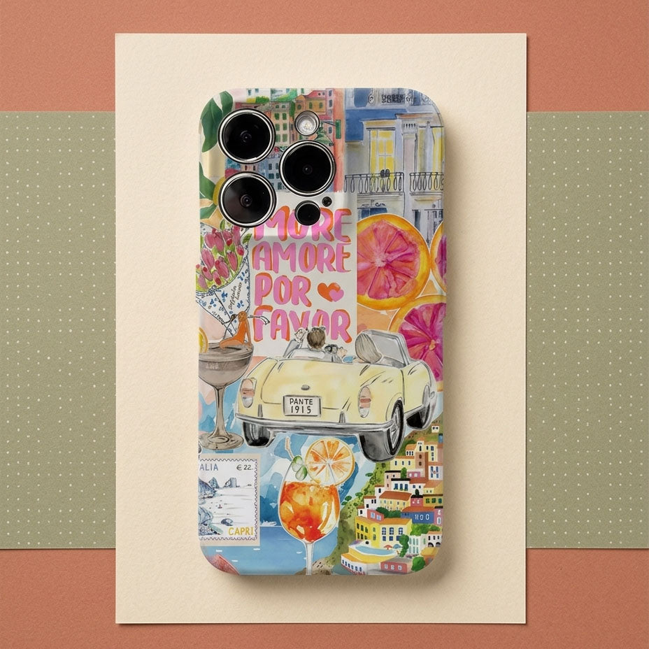 Amore in Italia iPhone Case — Double-Layer Tough Magnetic Cover