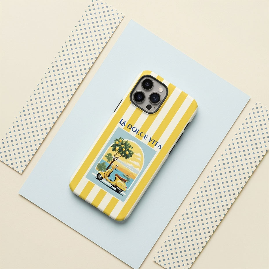 La Dolce Vita iPhone Case — Coquette Italy Double-Layer Magnetic Cover