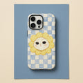 Flower Cat Face iPhone Case — Double-Layer Tough Magnetic Cover