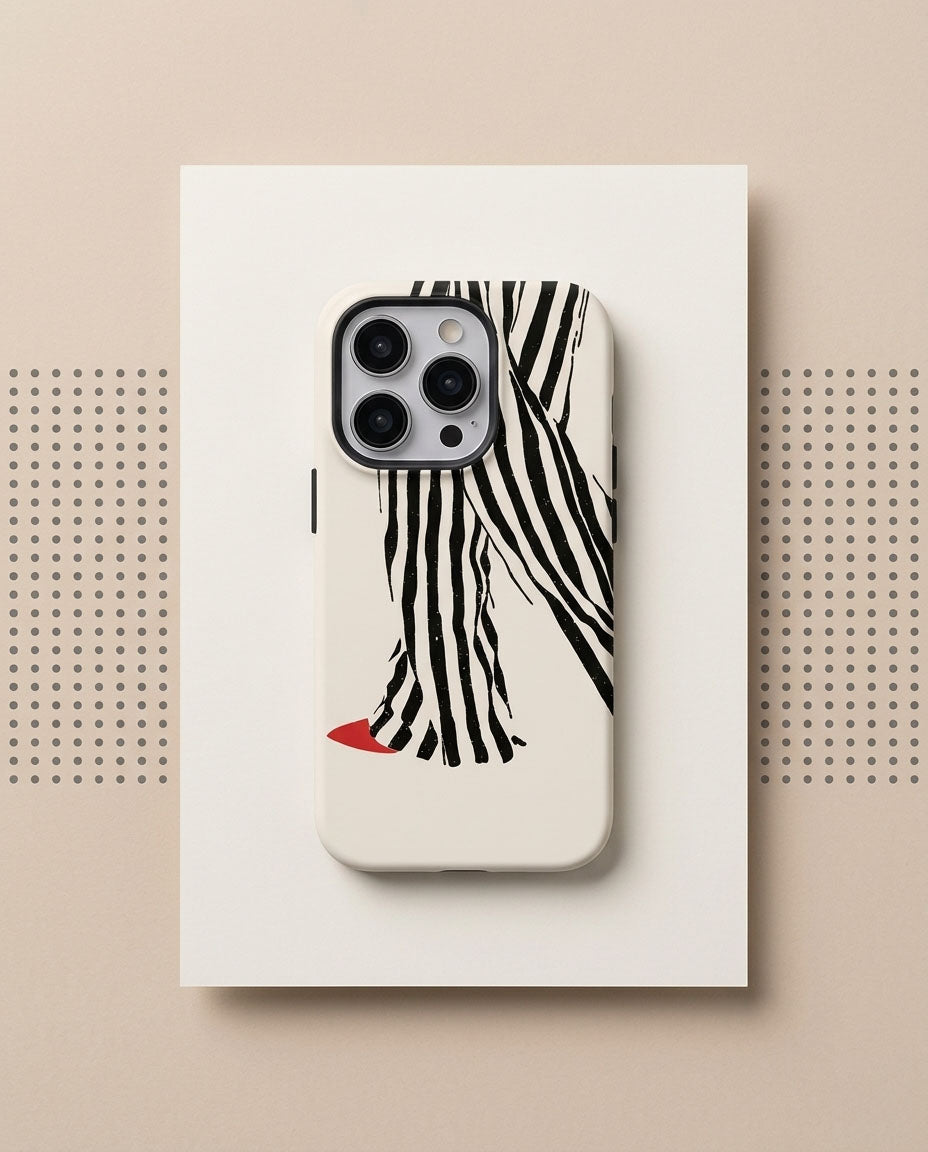 Zebra Pants iPhone Case — Magnetic Tough