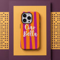Ciao Bella Stripes iPhone Case — MagneticTough