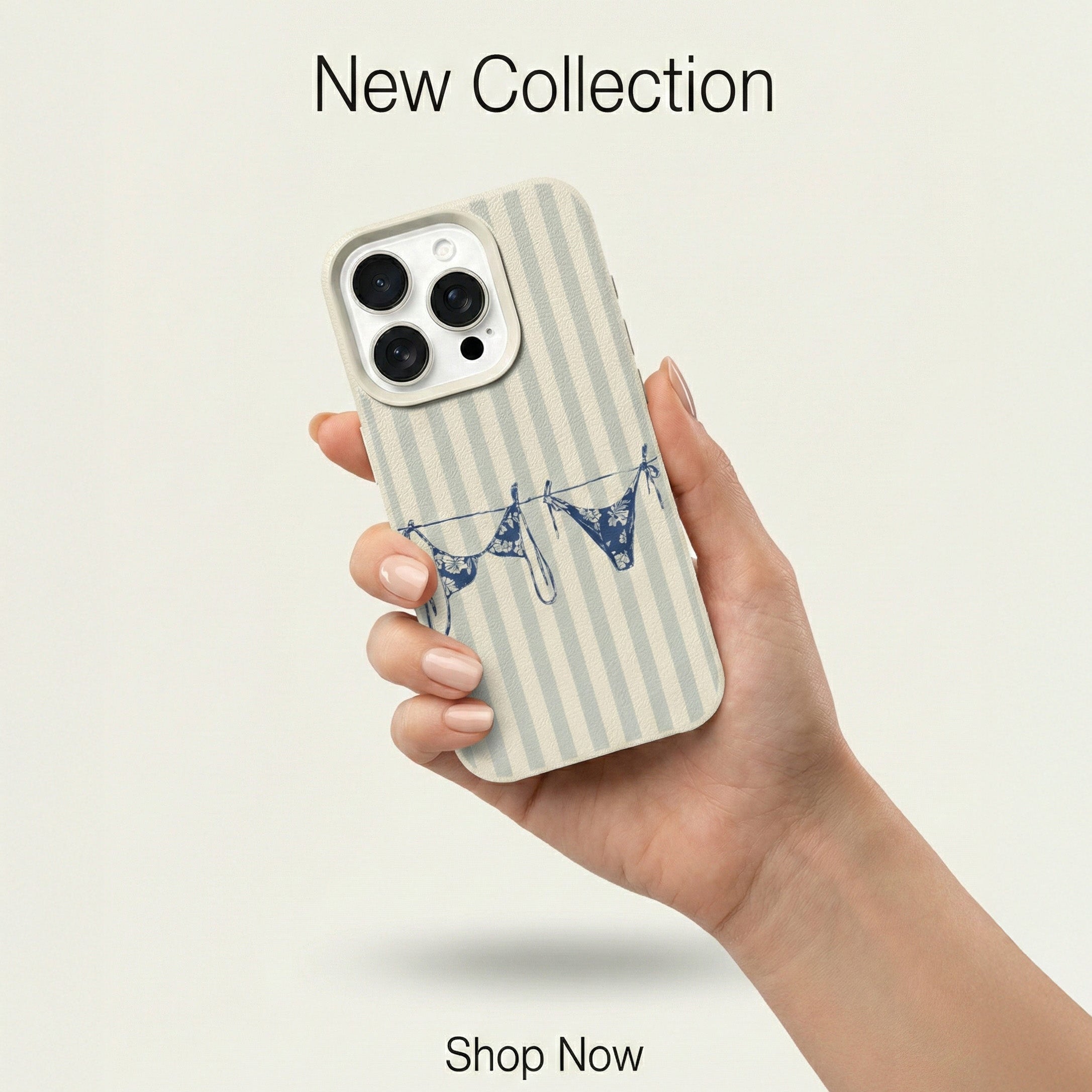 Slouchy Floral Bikini Pattern Phone Case