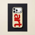 Red Typography ART Phone Case