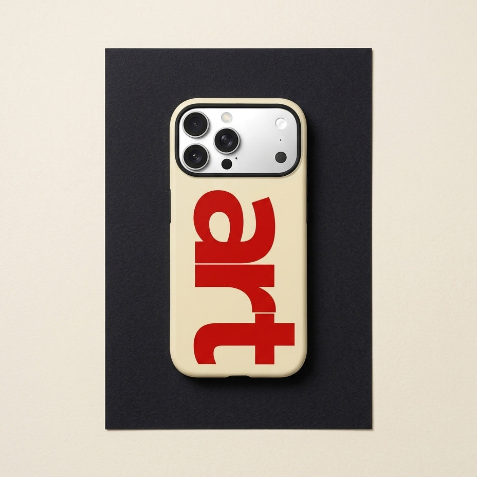 Red Typography ART Phone Case