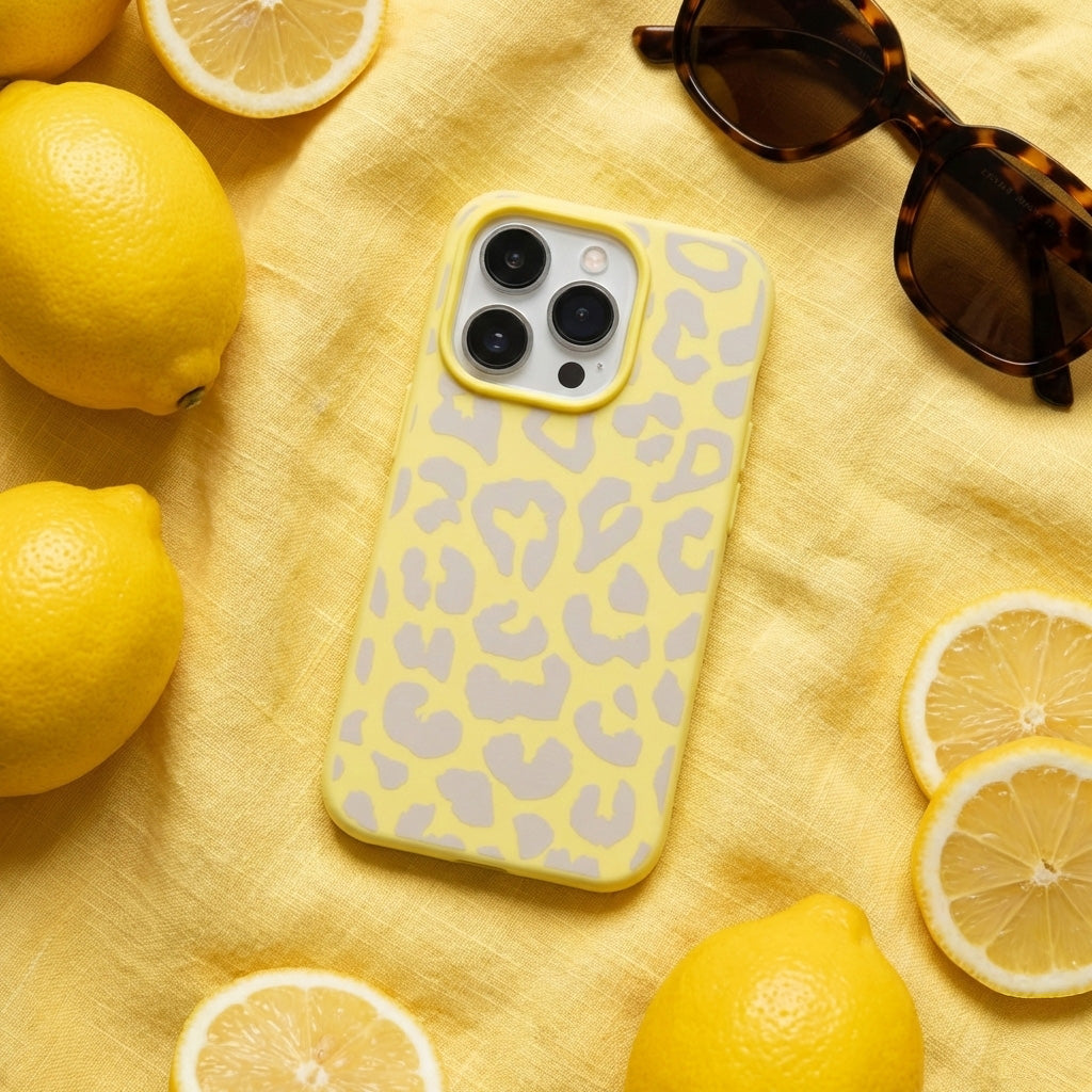 Translucent Leopard Print Silicone Case - Multi-Color