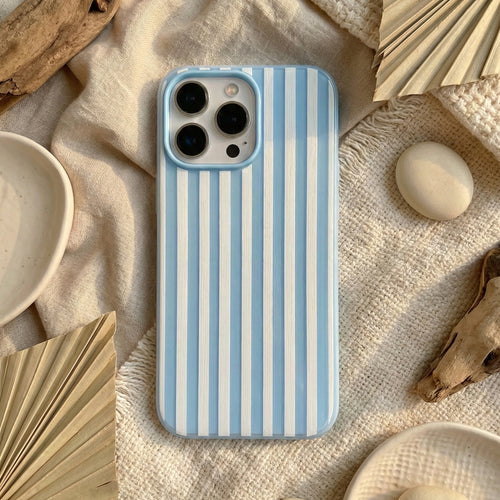 Blue Candy Stripe Soft Cover case