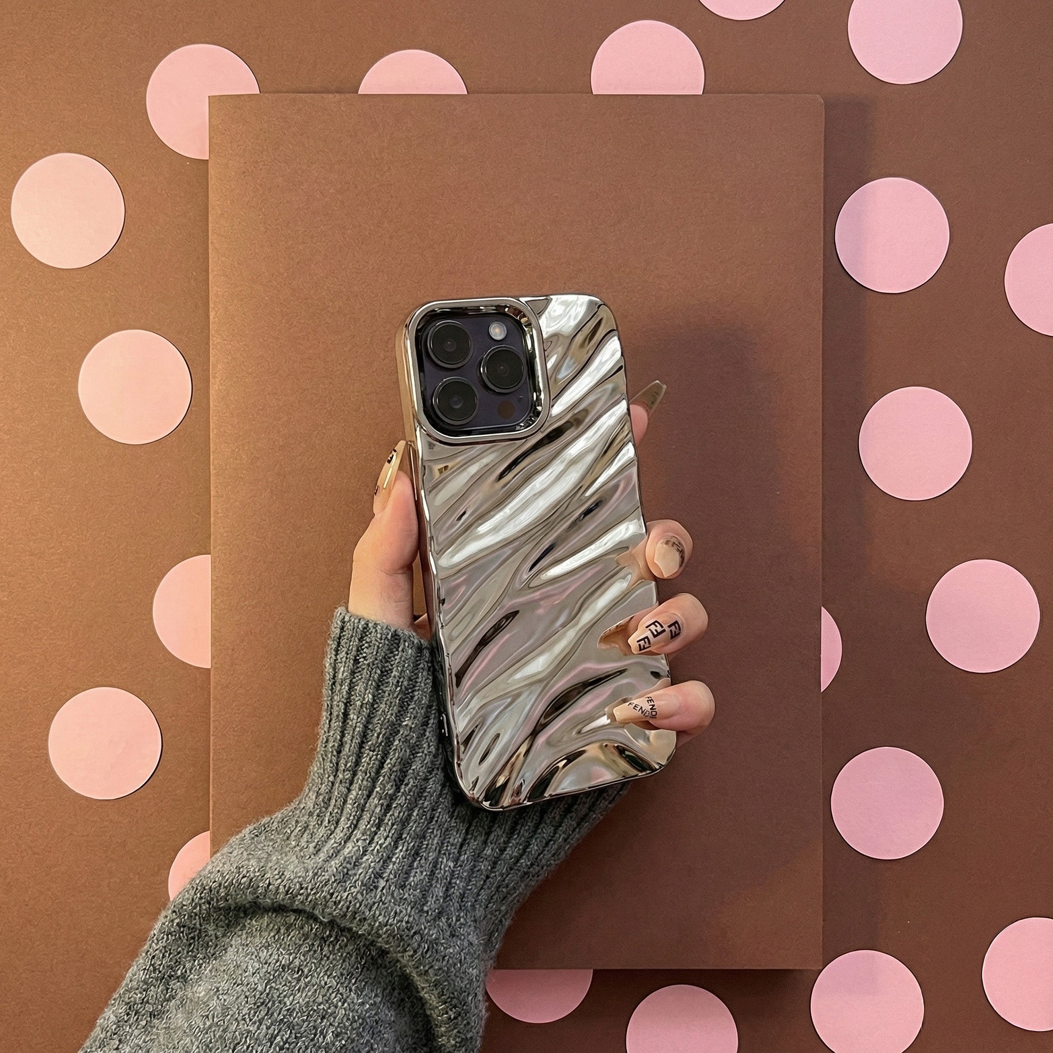 Soft Water Ripple Pattern Phone Case