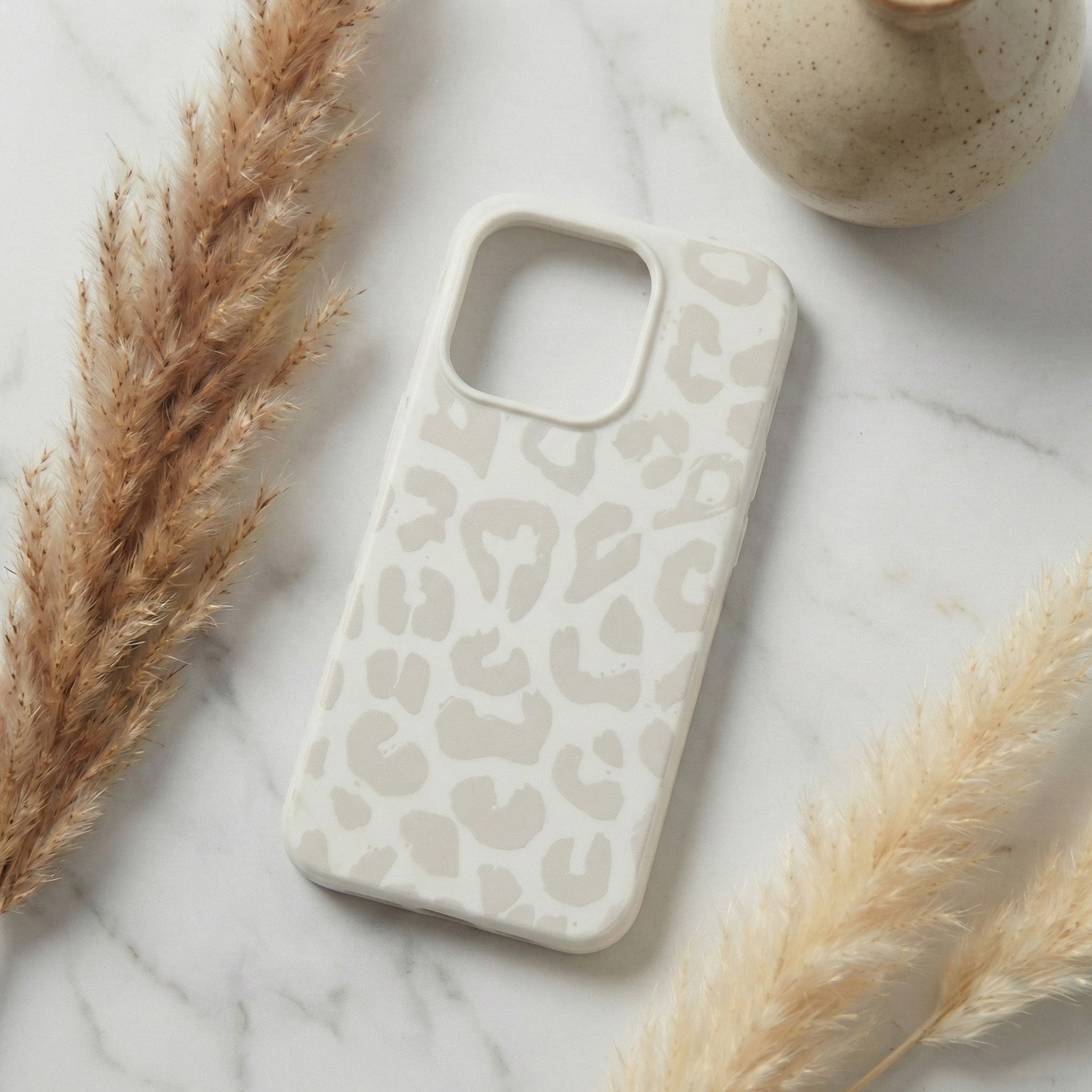 Translucent Leopard Print Silicone Case - Multi-Color