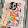 East Coast Warm Glow retro sticker phone case — flamingo starfish disco ball coastal aesthetic