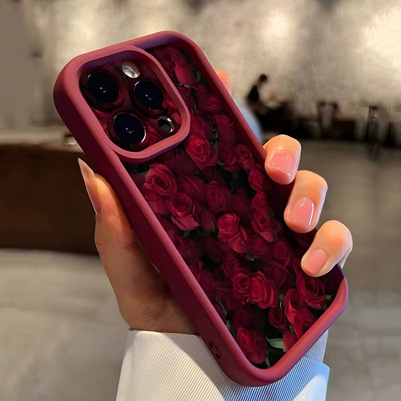Midnight Rose | Vintage Retro Shockproof Matte Case
