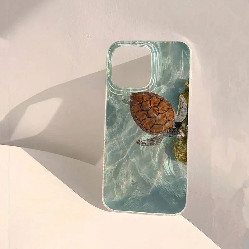 Aesthetic phone case lifestyle view