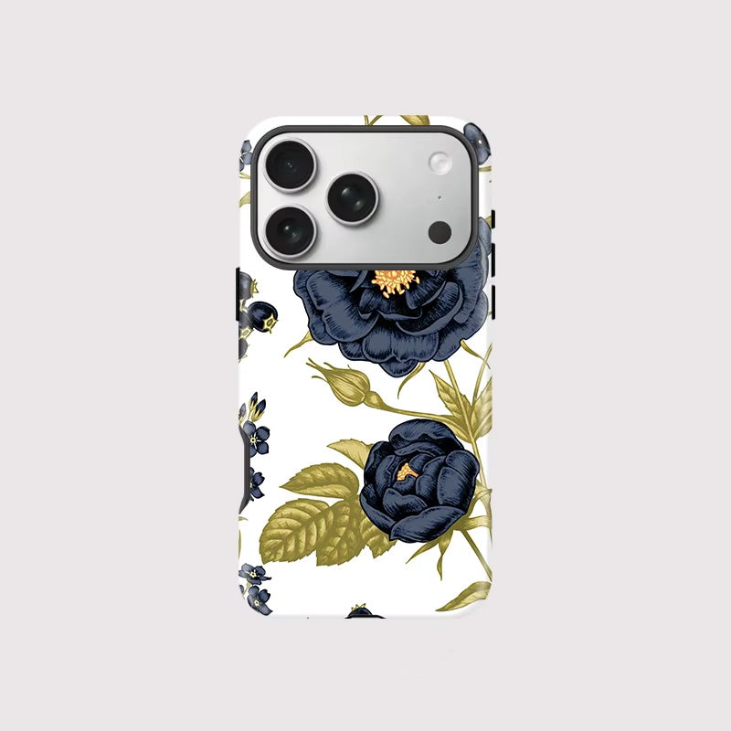 Flower Painting Phone Case — Double-Layer Back Cover
