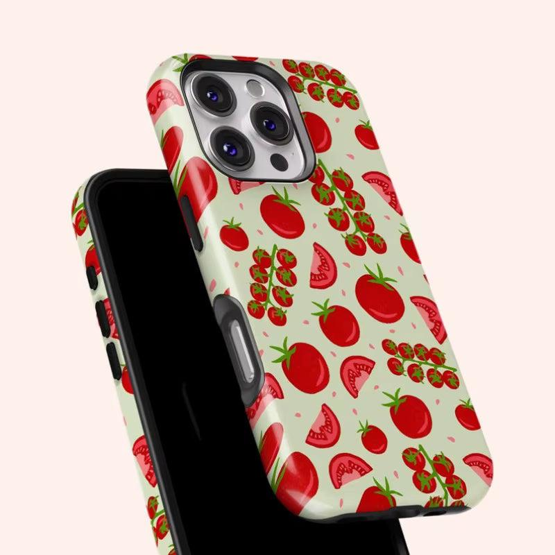 Tomato Sauce iPhone Case — Hard TPU Double-Layer Magnetic Cover