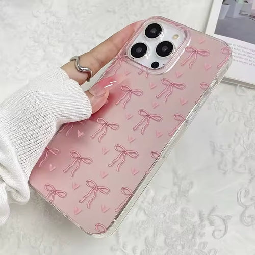 Butterfly Bow Print Phone Cases