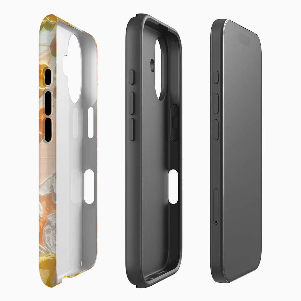 Cream Mountain Blossom iPhone Case — Magnetic