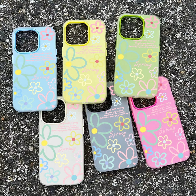 Spring flower jelly bumper case lifestyle