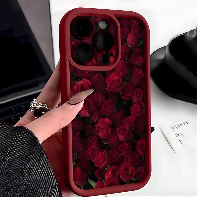 Midnight Rose | Vintage Retro Shockproof Matte Case