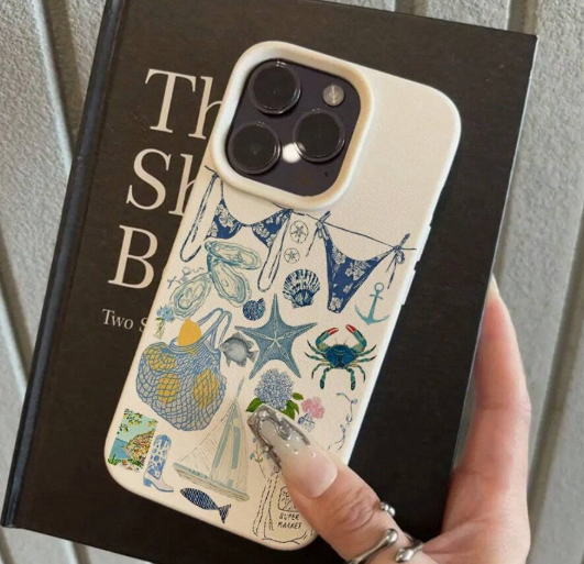 Summer Bikini Lemon Flower Ocean Pattern Phone Case
