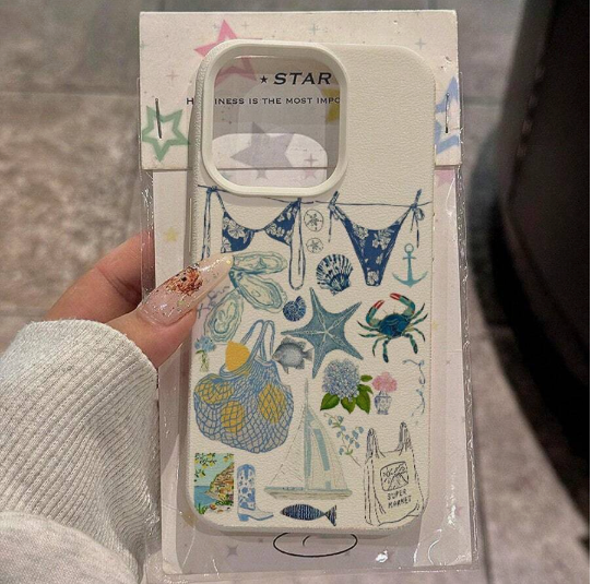 Summer Bikini Lemon Flower Ocean Pattern Phone Case