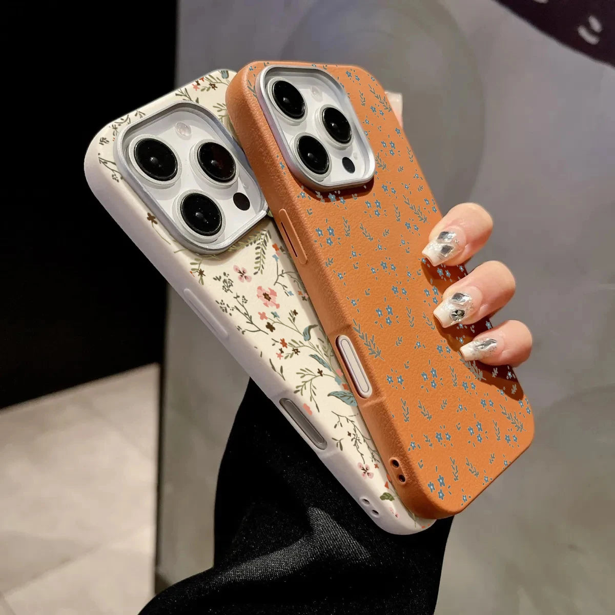 Kawaii garden flower texture case compatibility