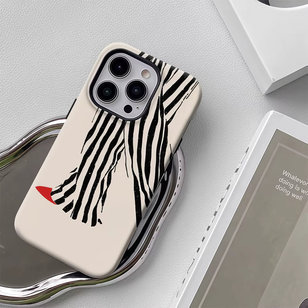 Zebra Pants iPhone Case — Magnetic Tough