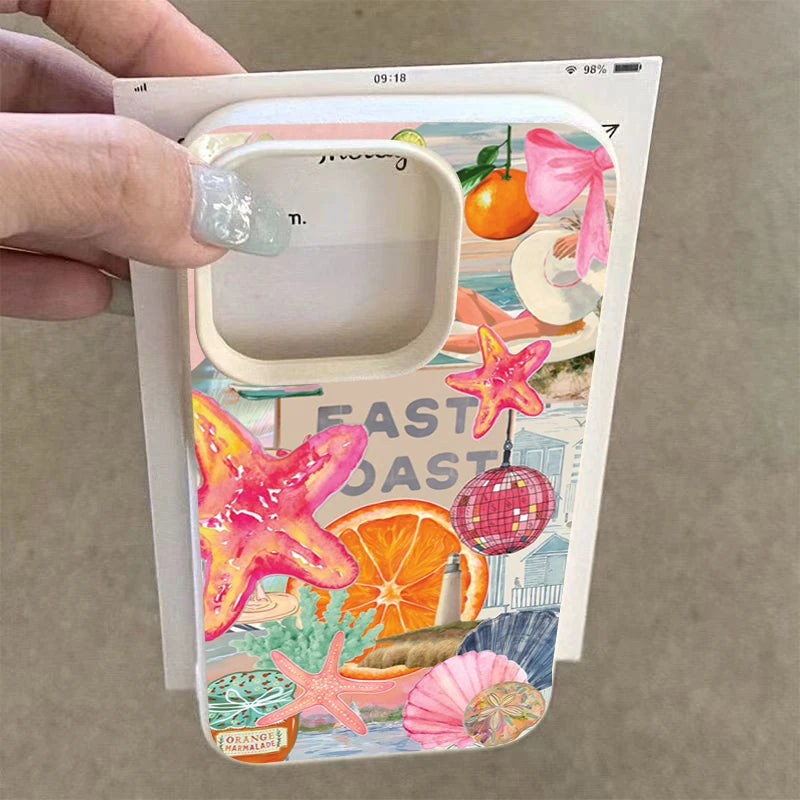 East Coast sticker case shockproof silicone detail