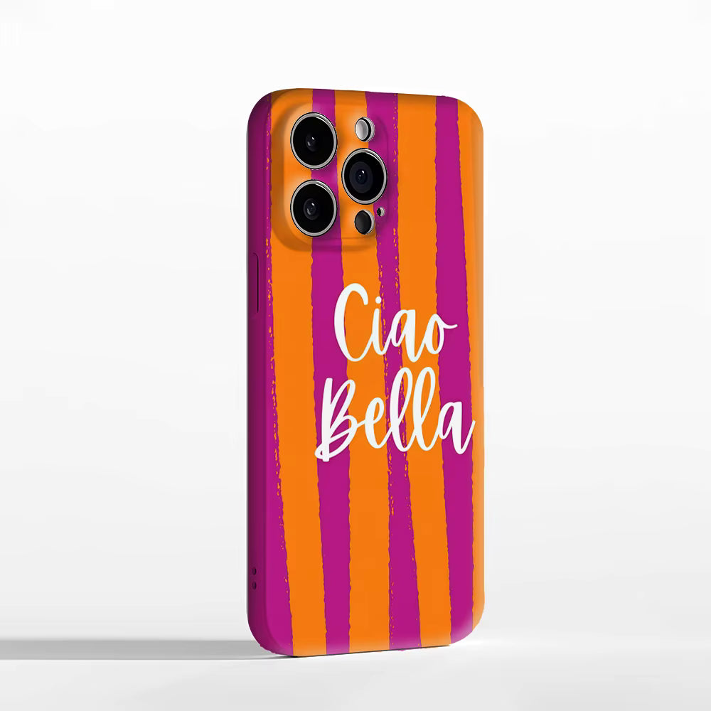 Ciao Bella Stripes iPhone Case — MagneticTough