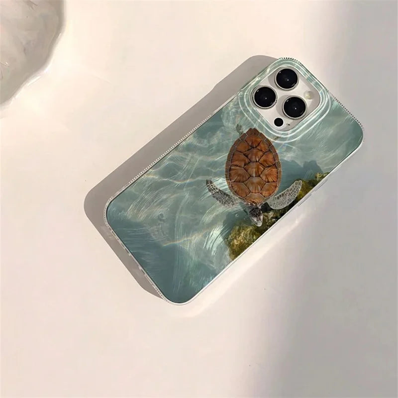 Chiffon texture aesthetic phone case back