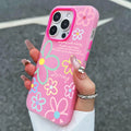 Cherry Blossom Pink spring jelly bumper phone case — soft floral kawaii aesthetic