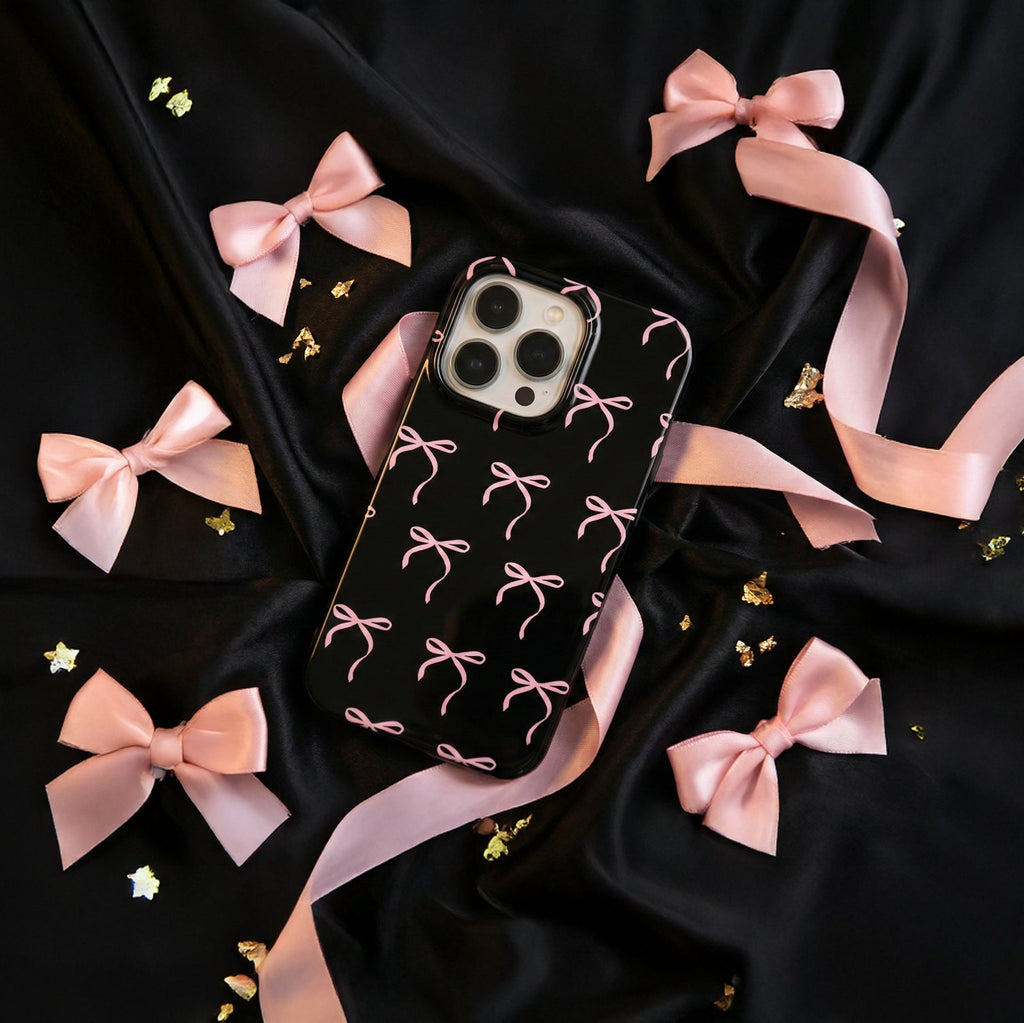 Fashion Pink Bowknot Pattern Phone Case