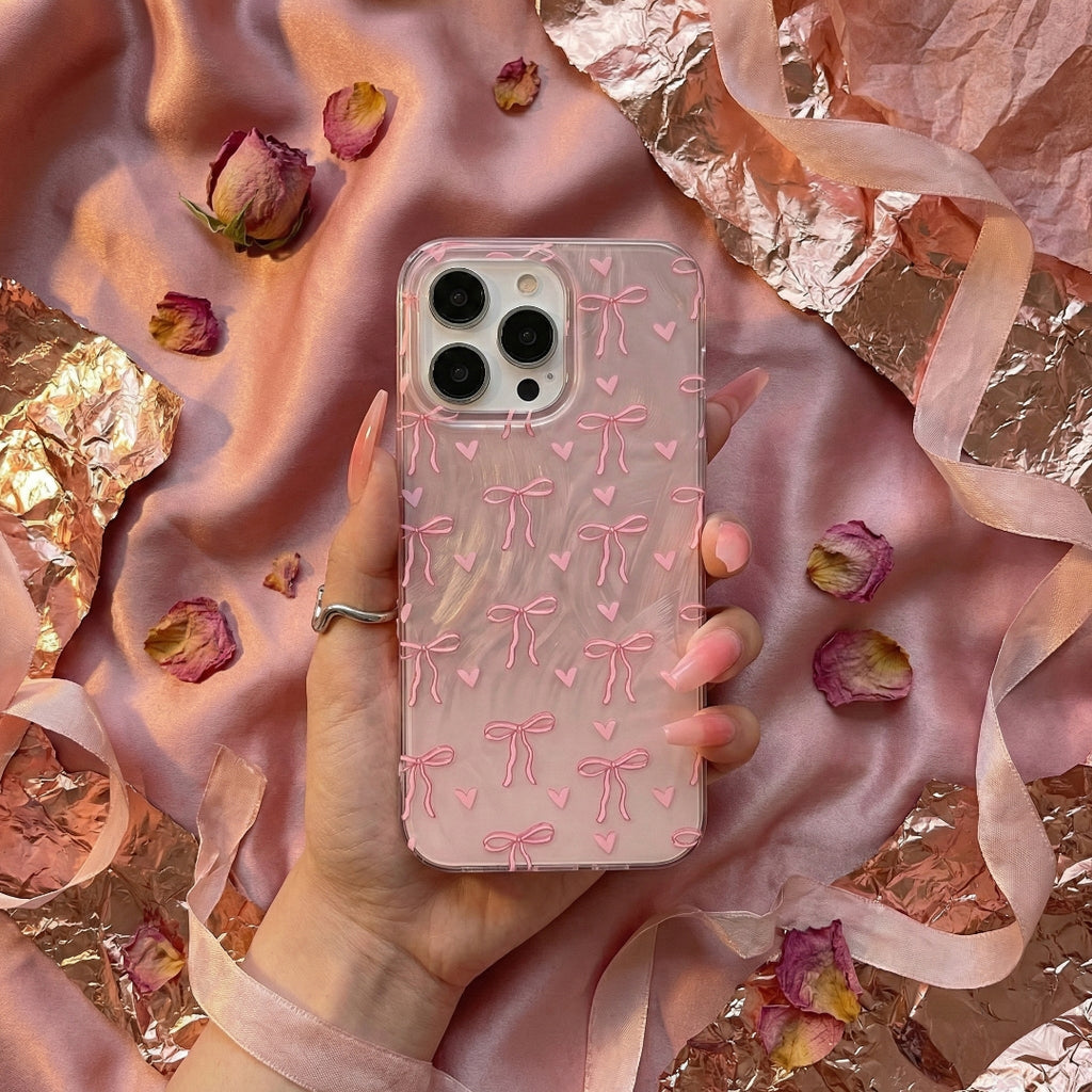 Butterfly Bow Print Phone Cases