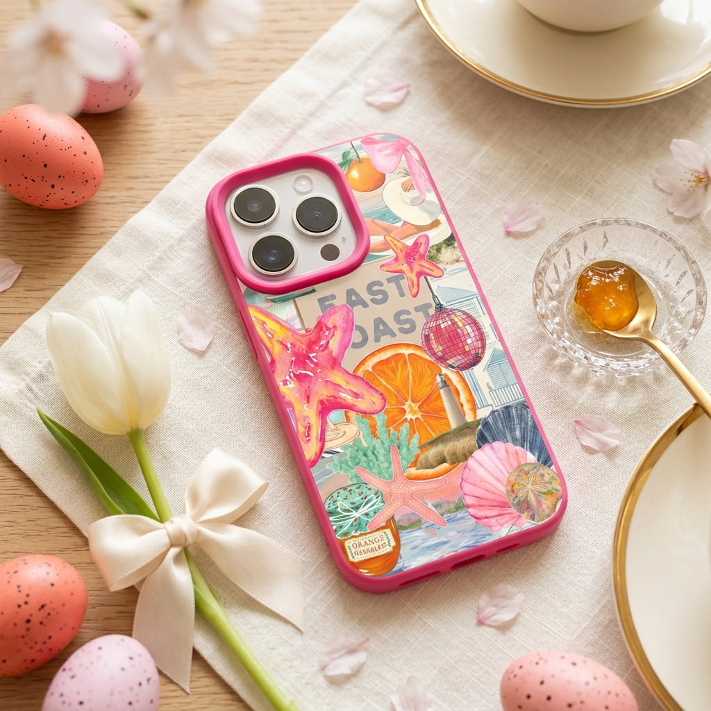 East Coast Retro Sticker Case iPhone