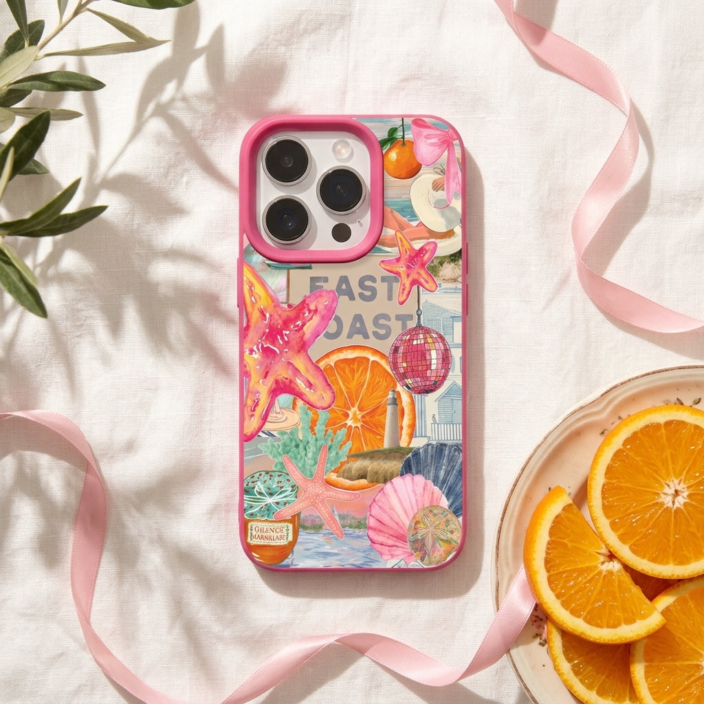 East Coast Retro Sticker Case iPhone