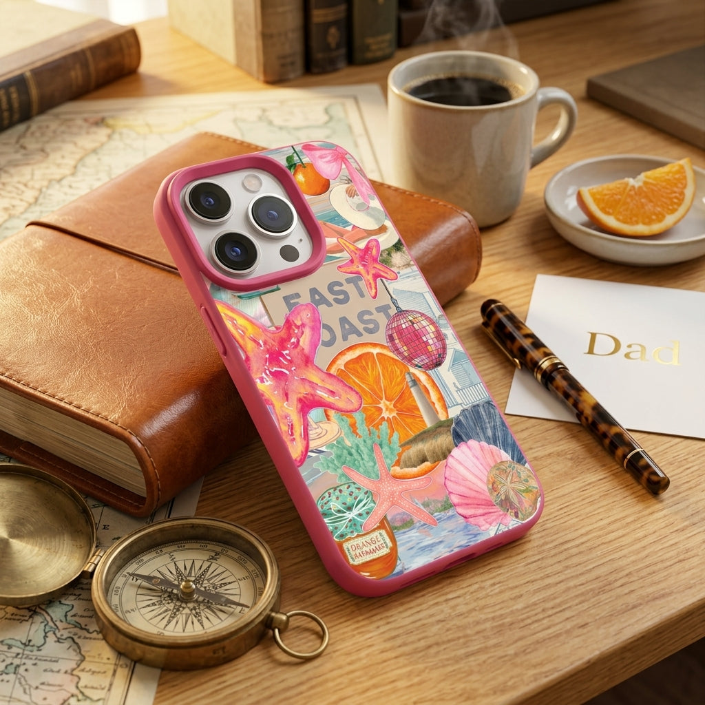 East Coast Retro Sticker Case iPhone