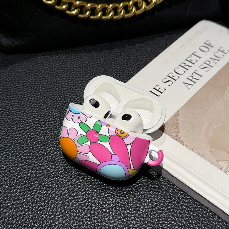 Colorful floral aesthetic AirPods Pro 3 case kawaii y2k Sugar Shell